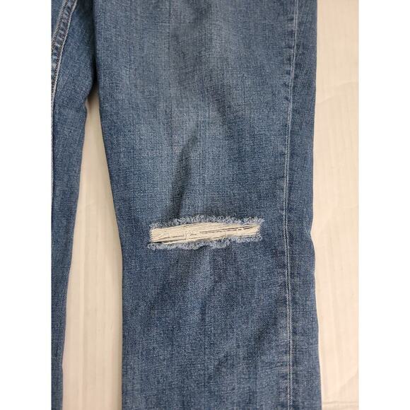 Abercrombie & Fitch Jeans Womens Sz 33 The Skinny High Rise Distressed Stretch - Picture 5 of 10